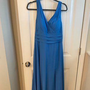 Azazie Bianca Blue Jay